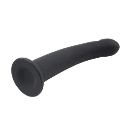 Strap-on se silikonovým dildem černý