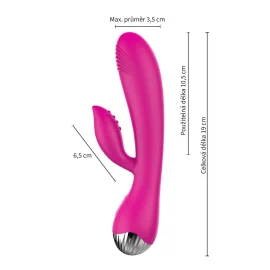 BASIC X Gigolo Plus - dobíjecí vibrátor se stimulátorem klitorisu