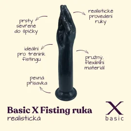 BASIC X Fisting ruka černá