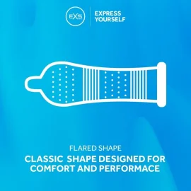 EXS Ribbed and Dotted pack Kondomy 48 ks