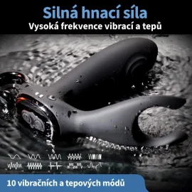 BASIC X Bump stimulátor prostaty černý
