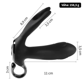 BASIC X Bump stimulátor prostaty černý