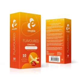 EasyGlide Flavored kondomy 10 ks