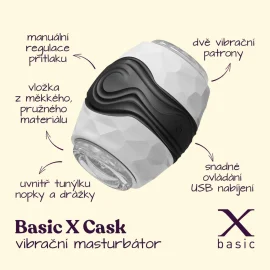 BASIC X Cask vibrační masturbátor