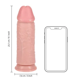 RealRock Extra Thick dildo 23 cm - tělové