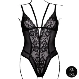 Le Désir Plus Size Body - černé