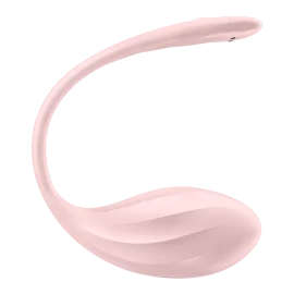 Satisfyer Ribbed Petal vibrační vajíčko - růžové