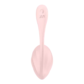 Satisfyer Ribbed Petal vibrační vajíčko - růžové