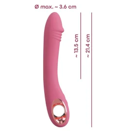 Slim G-Spot vibrátor - růžový