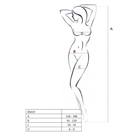 Passion Catsuit Lambada - černý