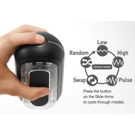 TENGA Zero Flip Gravity Strong masturbátor - černý