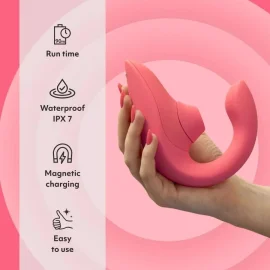 Womanizer Blend vibrátor a stimulátor klitorisu 2 v 1 - Vibrant Rose