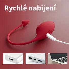 BASIC X Succubus vibrační vajíčko červené