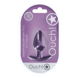 Ouch! Anální kolík M - Metallic Purple