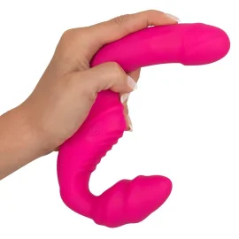 Strapless strap-on Vibrátor - růžový