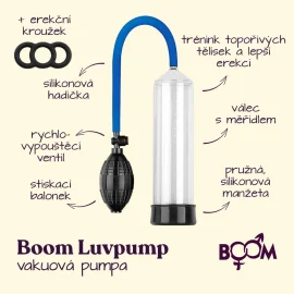 BOOM LuvPump vakuová pumpa Basic + erekční kroužek