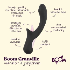 BOOM Granville vibrátor na klitoris a G-bod
