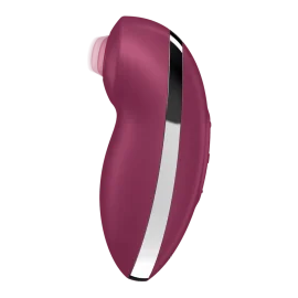 Satisfyer Tap & Climax 2 stimulátor klitorisu - vínový