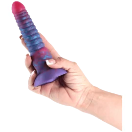 Colours Stacked dildo 16 cm - růžová/modrá