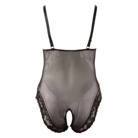 Cottelli Curves body s krajkou - černé: 2XL