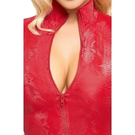 Cottelli Party Šaty se zipem - červené