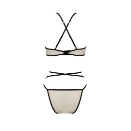 Passion Chika set - krémově bílá