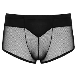 Svenjoyment Boxerky ze síťoviny - černé