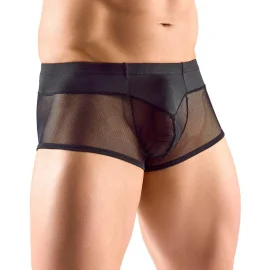 Svenjoyment Boxerky ze síťoviny - černé