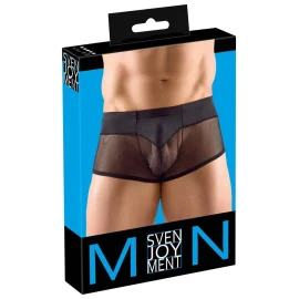Svenjoyment Boxerky ze síťoviny - černé