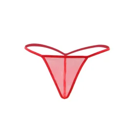 Wanita Gloria podvazkový pás a tanga kalhotky červené