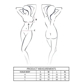 Passion EVALIE body - červené L