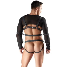 Svenjoyment Bondage Pánský 3-dílný set černý M