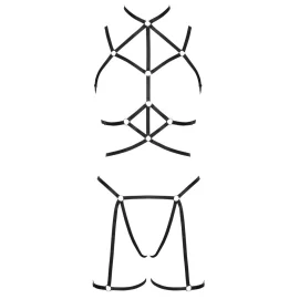 Cottelli Lingerie Harness set černý