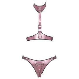 Bad Kitty - Harness set - růžový