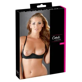 Cottelli Lingerie Basic polo-podprsenka černá 80B