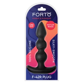 FORTO F-42R anální korále - černé