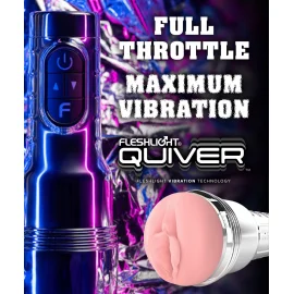 Fleshlight Pink Quiver (RP) vibrační masturbátor