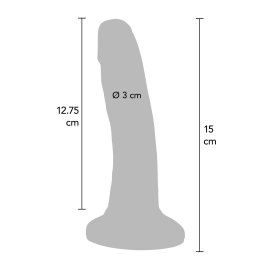 Get Real Happy dicks dildo 15 cm růžové