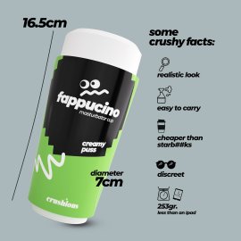 Fappucino Creamy Puss masturbátor - zelený