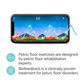 Perifit  App controle pelvic floor trainer Pink