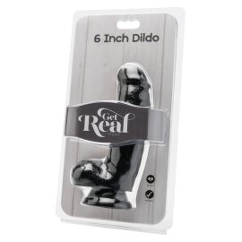 Get Real Dildo s varlaty 15 cm - černé