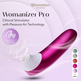 Womanizer Pro stimulátor na klitoris Vibrant pink