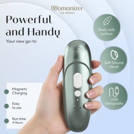 Womanizer Pro stimulátor na klitoris Sage green
