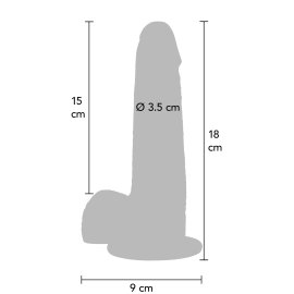 Get Real Silicone Foreskin dildo 18 cm