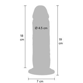 Get Real Silicone Foreskin dildo 19 cm