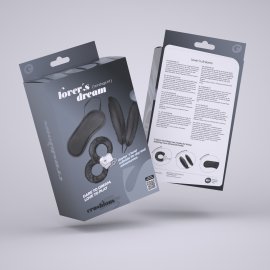 Lover´s dream Třídílná sada pro lehké SM - černá