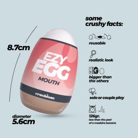 Ezy egg masturbátor Oral - pink