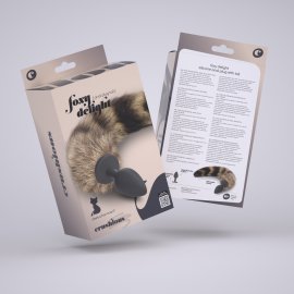 Foxy delight Silikonový anální kolík s ocasem