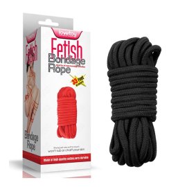 Fetish Bondážní lano 10 m - černé