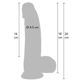 Hidden Desire Inferno realistické dildo 18 cm